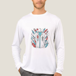 Camiseta Triblenda Bold Medical Sweatshirt – Wings & Syringe Design