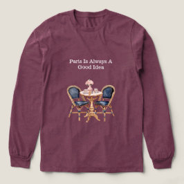 Camiseta Triblenda Bolitas de pan Pink Blue Paris