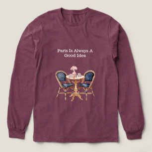 Camiseta Triblenda Bolitas de pan Pink Blue Paris