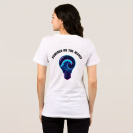 Camiseta Triblenda Bombilla de onda oceánica estética