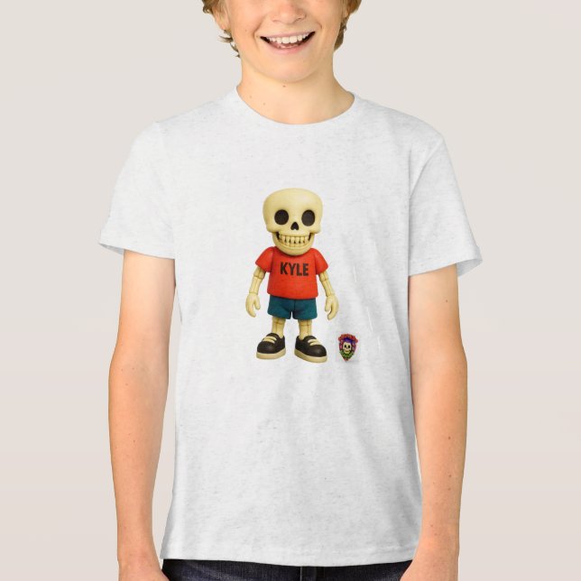 Camiseta Triblenda Bones Academy Kyle (Anverso)