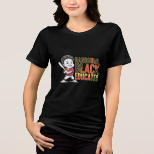 Camiseta Triblenda Bonito, negro y fuerte de béisbol