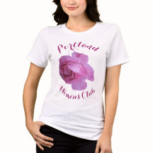 bonito personalizable rosa rosa giratoria camiseta