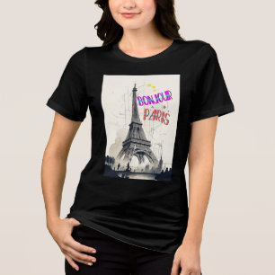 Camiseta Triblenda Bonjour Colorful Paris