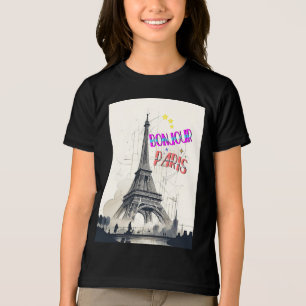 Camiseta Triblenda Bonjour Colorful Paris