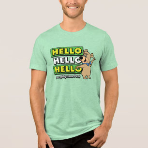 Camiseta Triblenda Boo-Boo Bear Hola Hola Desde Jellystone
