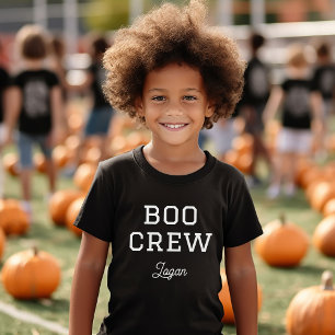 Camiseta Triblenda Boo Crew Monogrammed Halloween