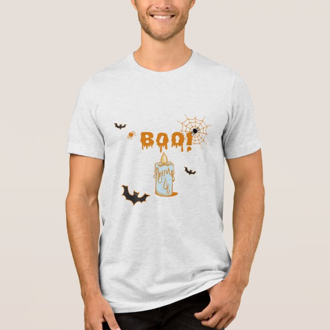 Camiseta Triblenda ¡Boo! Halloween (Anverso)