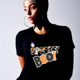 Camiseta Triblenda Boo Halloween con estilo personalizado