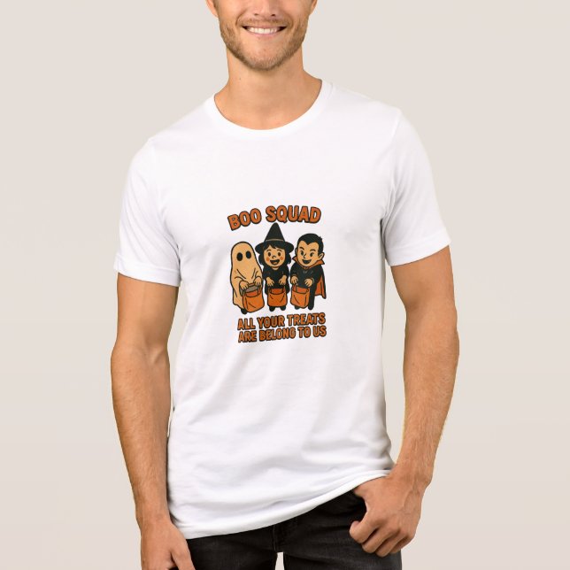 Camiseta Triblenda Boo Squad – All Your Treats Are Belong To Us (Anverso)
