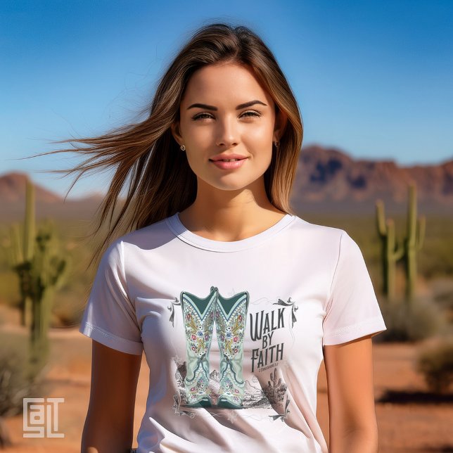 Camiseta Triblenda Boots De Vaqueras Occidentales Caminan Por Inspira (Subido por el creador)