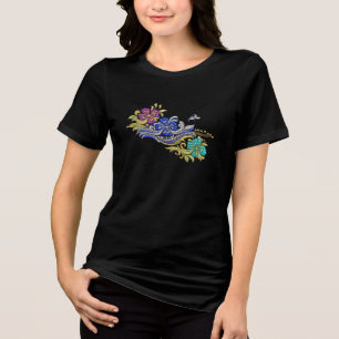 Camiseta Triblenda Bordado tradicional marroquí Fassi Mo elegante