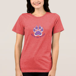 Camiseta Triblenda Born to Prowl Raccoon paw 