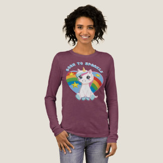 Camiseta Triblenda Born to Sparkle Unicorn T-Shirt