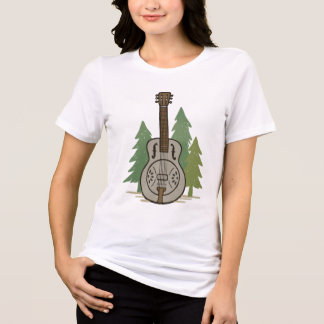 Camiseta Triblenda Bosque de Steel Dobro – Arte de Amante de la Músic
