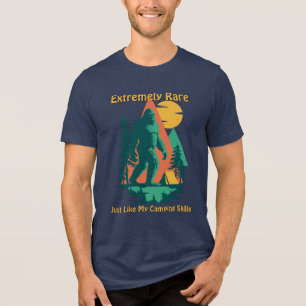 Camiseta Triblenda Bosque Montañas Camping Pie de Grande Cumpleaños D