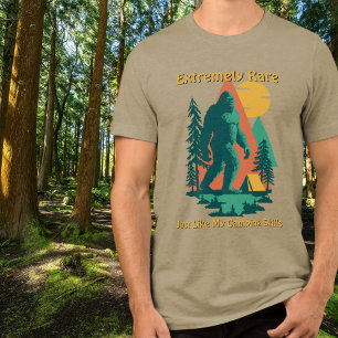 Camiseta Triblenda Bosque Montañas Camping Pie de Grande Cumpleaños D