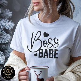 Camiseta Triblenda Boss Babe Neutral Graphic Bella
