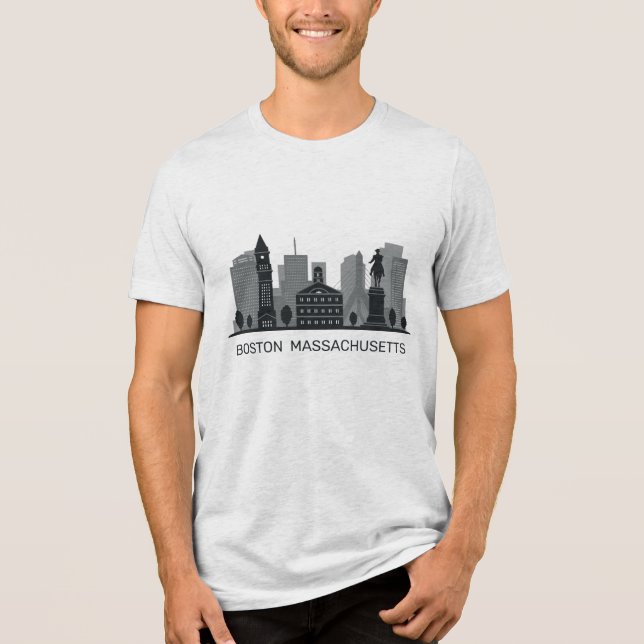 Camiseta Triblenda Boston Massachusetts (Anverso)