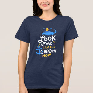 Camiseta Triblenda Bote - Ahora Soy El Capitán Del Bote