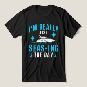 Camiseta Triblenda Bote de remolcadores En verdad estoy navegando por