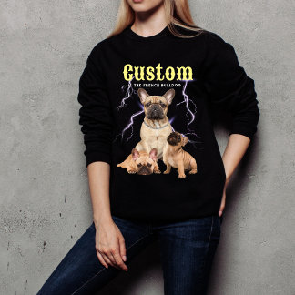 Camiseta Triblenda Botín Personalizado de Moda con Foto de Perro de l