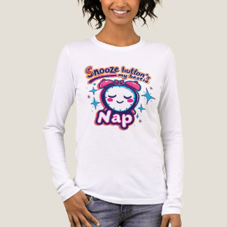 Camiseta Triblenda Botón de snooze es mi mejor amigo