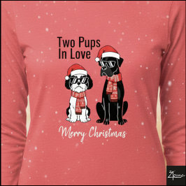 Camiseta Triblenda Boxer Shih Tzu Gafas de sol de Navidad Bufanda