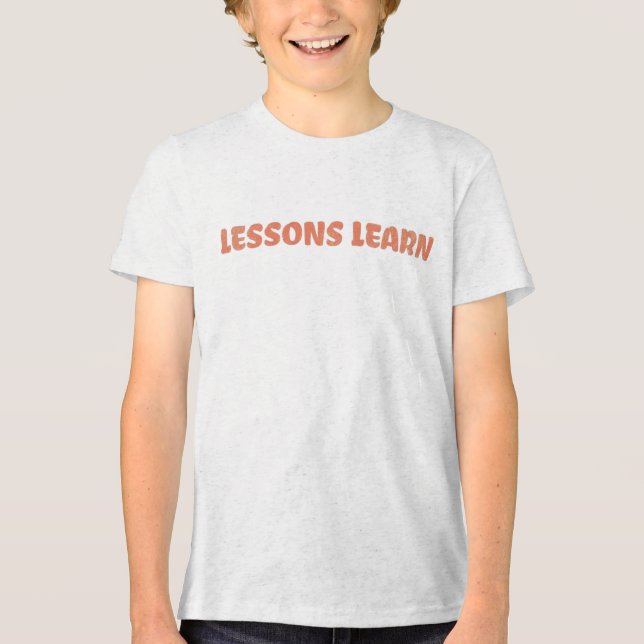 Camiseta Triblenda Boy/Kids Energy Flow Lessons Learn T Shirt  (Anverso)