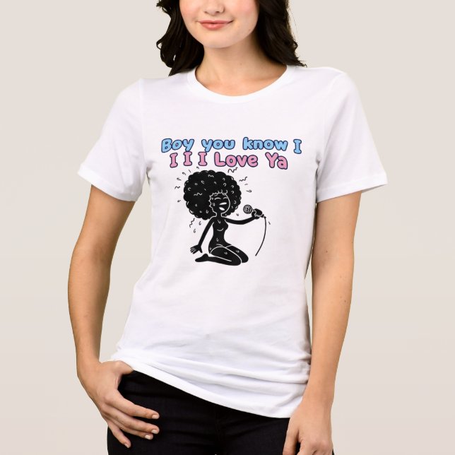 Camiseta Triblenda Boy You know I love Ya tshirts (Anverso)