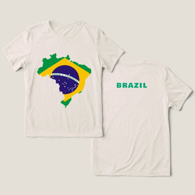 Camiseta Triblenda BRASIL regalo especial Black Tourist Classic (Diseño Anverso y Reverso)