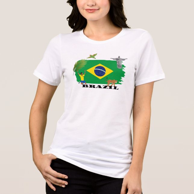 CAMISETA TRIBLENDA BRAZIL (Anverso)