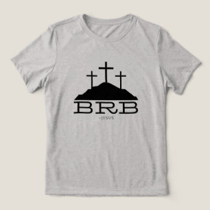 Camiseta Triblenda BRB Jesús cruza el Calvario Religioso Pascua Crist