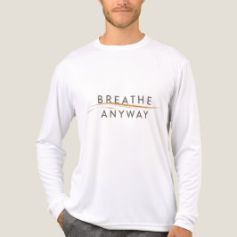 Camiseta Triblenda Breathe Anyway – Stress Awareness Minimal Yellow 