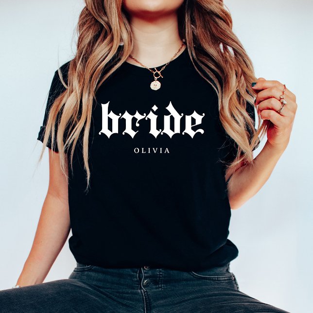 Camiseta Triblenda Bride | Texto gótico de Guay (Subido por el creador)