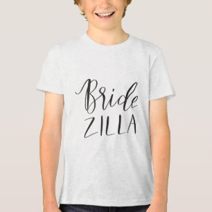 Camiseta Triblenda Bridezilla mujeres Boda novia graciosa Groom