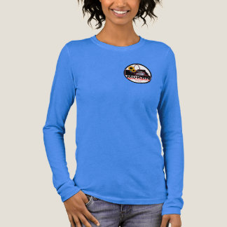 Camiseta Triblenda Bright Blue MOKAN Badlanders Womens LH Logo