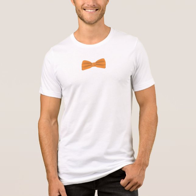 Camiseta Triblenda Bright Orange Bow Tie – Modern Fashion (Anverso)