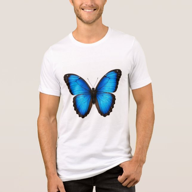 Camiseta Triblenda Brillante morfo azul (Anverso)