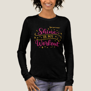 Camiseta Triblenda Brillar Es Mi Motivación De Entrenamiento Mujer Ma