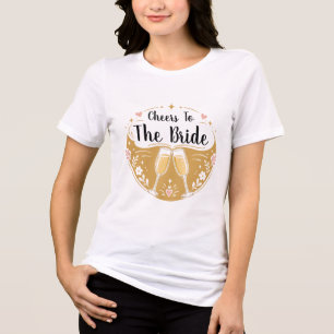 Camiseta Triblenda Brindis a la Novia Champán