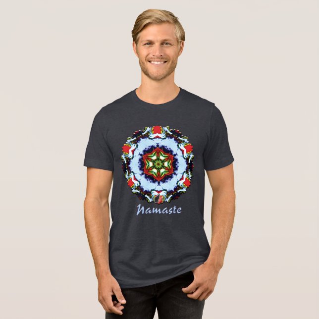 Camiseta Triblenda Brindle Namaste Kaleidoscope T-Shirt (Anverso Completa)