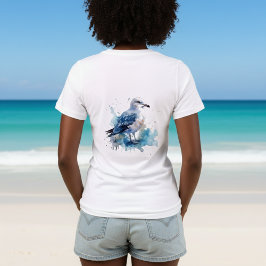 Camiseta Triblenda Brisa oceánica: Gaviota acuática