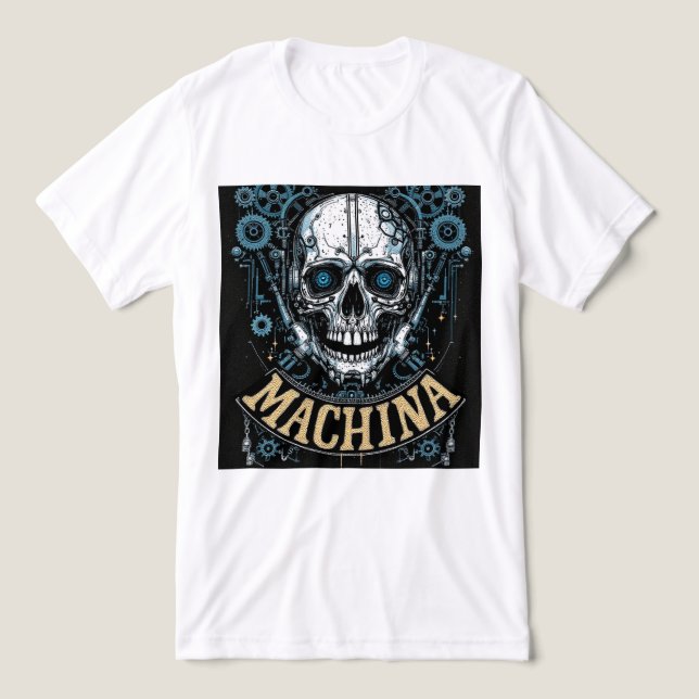 Camiseta Triblenda Brite-T Machina Skull 0018991 (Diseño delantero )
