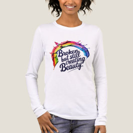 Camiseta Triblenda "Broken But Still Creating Beauty" Mental Health