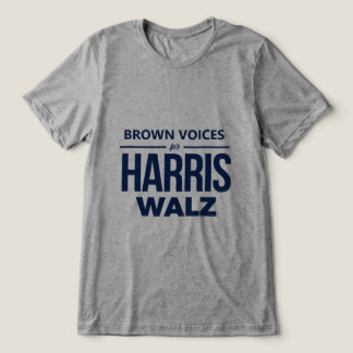 Camiseta Triblenda Brown Voices for Harris Walz