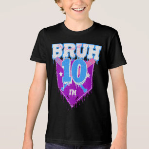 Camiseta Triblenda Bruh 1.ᵉʳ Béisbol Drip Tee