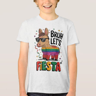 Camiseta Triblenda Bruh deja Fiesta Cinco Mayo Pinata Funny B Mexican