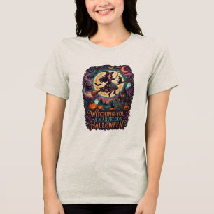 Camiseta Triblenda Bruja de Halloween