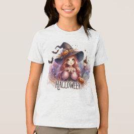 Camiseta Triblenda Bruja de Halloween Linda